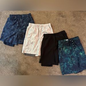 Boys Old Navy Stretch-tech Athletic Shorts (Lot of 4)